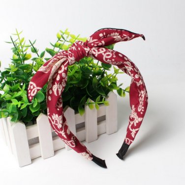 Cloth Printing Bow Headbands lady Head Girl Hairbands Hair Accesorries Bag Hair Bands Folk-custom