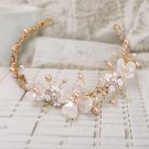 Bridal Flower Faux Pearl Rhinestone Wedding Headband Hair band Clip Tiara 2017