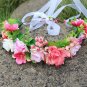 Summer Wedding Floral Crown Head Band Floral Head Wreath Women Flower Headband Bridesmaid Bridal Hea