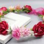 Summer Wedding Floral Crown Head Band Floral Head Wreath Women Flower Headband Bridesmaid Bridal Hea