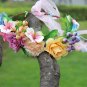 Summer Wedding Floral Crown Head Band Floral Head Wreath Women Flower Headband Bridesmaid Bridal Hea