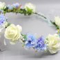 Summer Wedding Floral Crown Head Band Floral Head Wreath Women Flower Headband Bridesmaid Bridal Hea