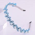 CXADDITIONS Headband Baby Girl Imitation Pearls Clover Kanzashi Hair Accessory Fancy Crown Cute Flow