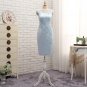 Plus Size Blue 2017 Mother Of The Bride Dresses Sheath With Jacket Appliques Lace Wedding Party Dres