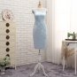 Plus Size Blue 2017 Mother Of The Bride Dresses Sheath With Jacket Appliques Lace Wedding Party Dres