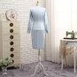 Plus Size Blue 2017 Mother Of The Bride Dresses Sheath With Jacket Appliques Lace Wedding Party Dres