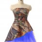 Homecoming Dress Strapless Short Homecoming Dress Wedding Party Gown Maid of Honor Camo Prom Dress