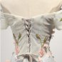 New Flowers Lace Appliques Boat Neck Long Bridesmaid Dresses Short Cap Sleeve Wedding Party Prom Gow