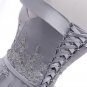 A Line Boat Neck Chiffon New Long Bridesmaid Dresses Short Cap Sleeve Draped Bowknot Sash Wedding P