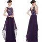 Evening Party Dresses Ever Pretty Round Neck Summer Black Red For Wedding 2017 EP08217 Special Occas