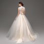 Champagne Wedding Dresses Ball Gown Straps Bride Gowns bohemian vestidos de noiva de luxo 2017