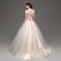 Champagne Wedding Dresses Ball Gown Straps Bride Gowns bohemian vestidos de noiva de luxo 2017