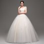 Champagne Wedding Dresses Ball Gown Straps Bride Gowns bohemian vestidos de noiva de luxo 2017