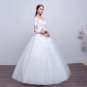 Princess Elegant Wedding Dresses With Long Lace Sleeve High Quality Ball Gown Bridal Gowns Vestidos 