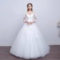 Princess Elegant Wedding Dresses With Long Lace Sleeve High Quality Ball Gown Bridal Gowns Vestidos 