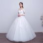 Princess Elegant Wedding Dresses With Long Lace Sleeve High Quality Ball Gown Bridal Gowns Vestidos 