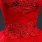 Red Lace Up Wedding Dresses Vestidos de Novia 2017 Plus Size Bridal Gowns Under $50 Free Shipping
