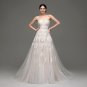 High Quality Cheap Champagne Wedding Dresses A-line Swetheart Bride Gowns Lace vestido de noiva com 