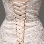 High Quality Cheap Champagne Wedding Dresses A-line Swetheart Bride Gowns Lace vestido de noiva com 