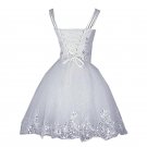 Elegant Lace Ball Gown Short Wedding Dress White Bridal Gowns With Appliques Beading  vestido de noi