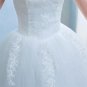 New Cheap Boat Neck White Bridal Gowns Princess Lace up Sex Romantic Wedding Dress Frocks HS244