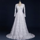 New Arrival Long sleeve Wedding Dresses Wedding Custom-Made Bridal Gown Plus Size Vestido De Noiva
