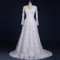 New Arrival Long sleeve Wedding Dresses Wedding Custom-Made Bridal Gown Plus Size Vestido De Noiva