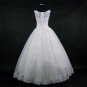 Lace Embroidered Beading Vintage Sweet Straps Wedding Dress Yarn Puff Vestido De Noiva