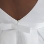 Short Wedding Dresses Open Back Robe De Mariage Simple Backless Satin Bridal Dresses Elegant Women W
