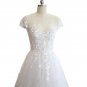 long half sleeve  lace wedding dress high quality bride simple bridal gown real photo wedding-dress 