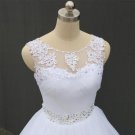 Double Shoulder Lace Up Ball Wedding Dresses 2016 Vintage Plus Size Bridal Dress Wedding Gown FSM-02