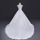 Belt Long Train Wedding Dresses  Robe de Mariee Sirene Vestidos Plus Size Bridal Dress Free Shipping