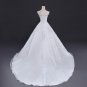 Belt Long Train Wedding Dresses  Robe de Mariee Sirene Vestidos Plus Size Bridal Dress Free Shipping