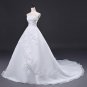 Belt Long Train Wedding Dresses  Robe de Mariee Sirene Vestidos Plus Size Bridal Dress Free Shipping