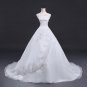 Belt Long Train Wedding Dresses  Robe de Mariee Sirene Vestidos Plus Size Bridal Dress Free Shipping