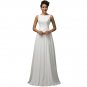 Beach White Wedding Dresses  Chiffon Low back Cheap vestido de noiva lace Long Bridal Wedding Gown 7