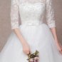 long half sleeve muslim lace wedding dress high quality 2018 bride simple bridal gown real photo wed
