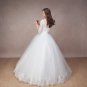 long half sleeve muslim lace wedding dress high quality 2018 bride simple bridal gown real photo wed