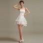 Wedding Dresses Luxury Lace White Lace Up Vestido De Festa Short Front Long Back Wedding Dress Speci