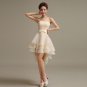 Wedding Dresses Luxury Lace White Lace Up Vestido De Festa Short Front Long Back Wedding Dress Speci