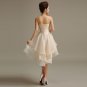 Wedding Dresses Luxury Lace White Lace Up Vestido De Festa Short Front Long Back Wedding Dress Speci