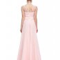 Long Bridesmaid Dresses Grace Karin Sleeveless Chiffon Pink Red Royal Blue Black Wedding Party Dress