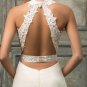 Princess Style Halter Backless Imported Fishtail High Split Korean Wedding Dresses Summer 2017 Sexy 