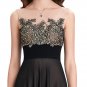 Lace Appliques Bridesmaid Dresses Long Patterns Floor Length Junior Prom Dress Black Bridesmaids Dre