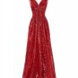 Long Bridesmaid Dresses Red Silver Pink Black Gold Sequins Wedding Party Dresses for Bridesmaids 201
