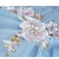 Angel Wedding Dress Marriage Evening Bride Party Prom Bridal Gown Vestido De Noiva 2017Blue, Long sl