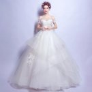 Angel Wedding Dress Marriage Bride Bridal Gown Vestido De Noiva 2017 Boat Neck  Nail, lace, 2129