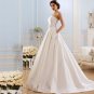 A Line Wedding Dresses  Vintage Pockets Bow China Vestidos De Novia Backless Plus Size Button Bride 