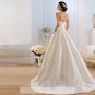 A Line Wedding Dresses  Vintage Pockets Bow China Vestidos De Novia Backless Plus Size Button Bride 