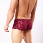Men\'s Sexy Elastic Underwear Boxer Brief Pattern Print Bulge Underpants